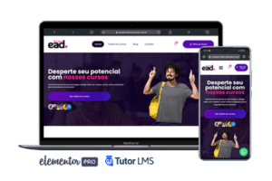 Template Plataforma EAD – Educação Online Personalizável